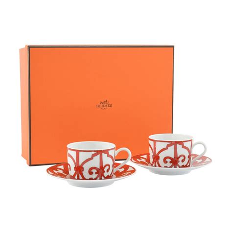 hermes tea cup and saucer|hermes tea cup set price.